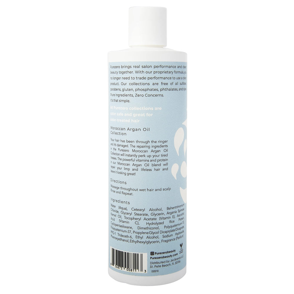 Purezero Sans Sulfates – étiquette claire sur le flacon