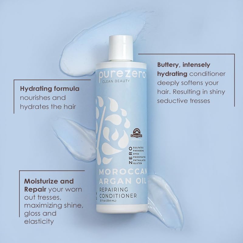 Purezero Shampoing Argane Massage Cheveux – texture plus souple visuelle