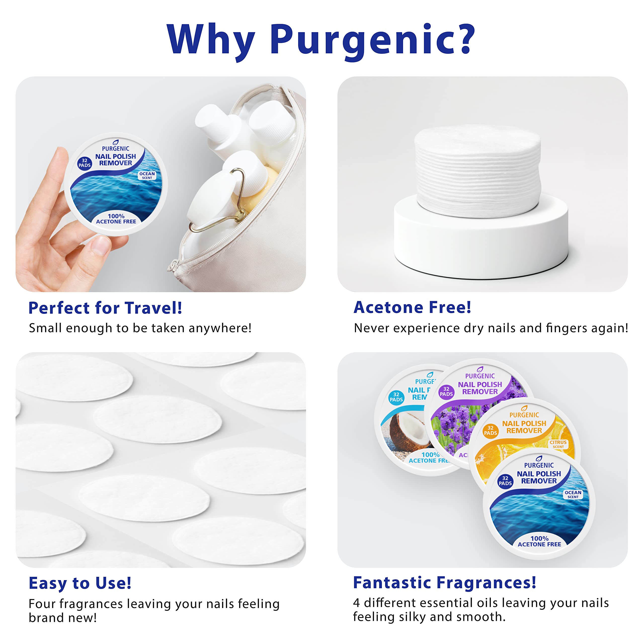 Purgenic: parfum coco pour un démaquillage agréable sans odeur forte.