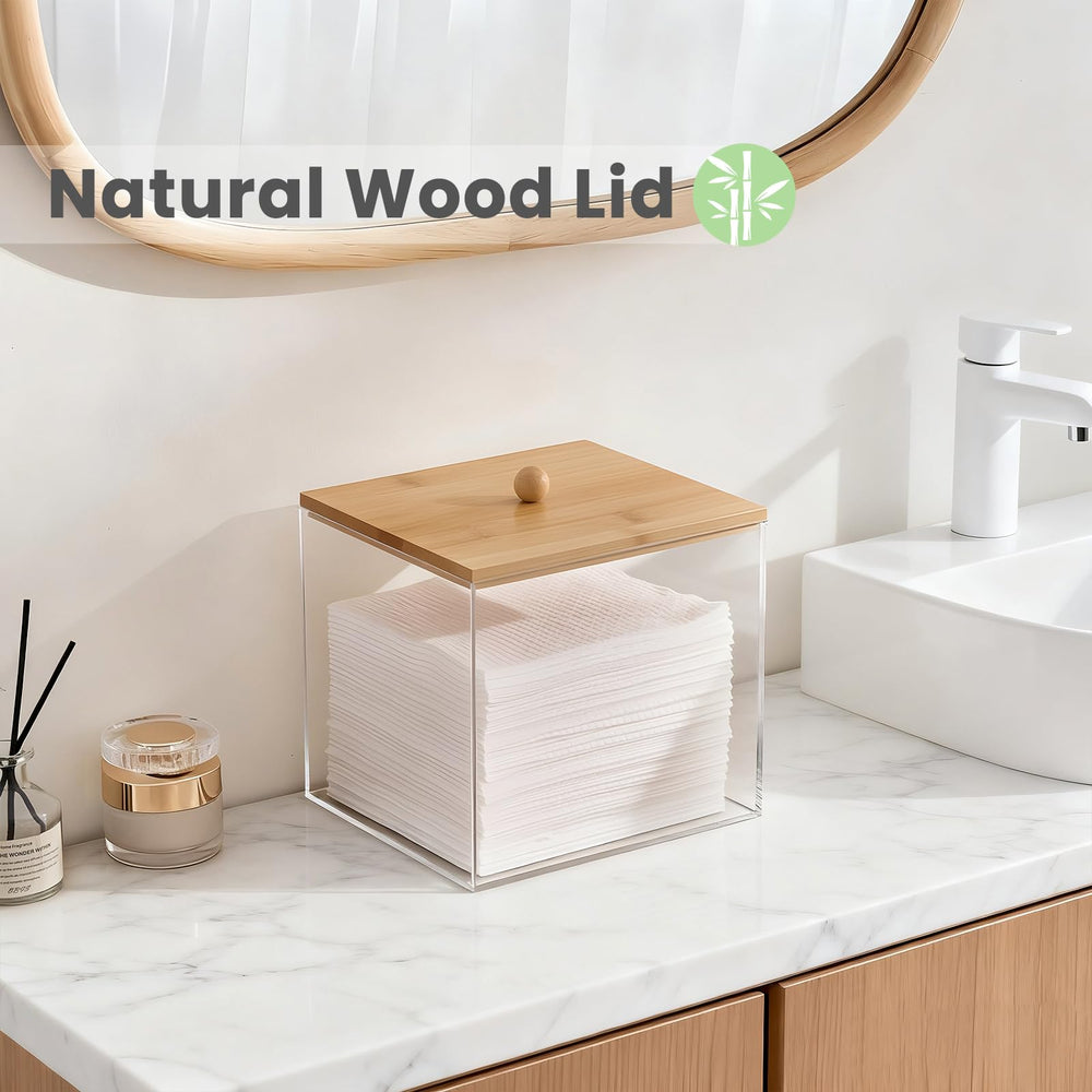 Puricon couvercle bois naturel – esthétique chaleureuse et protection.