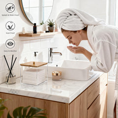 Puricon couvercle bois noir – finition moderne et durable.