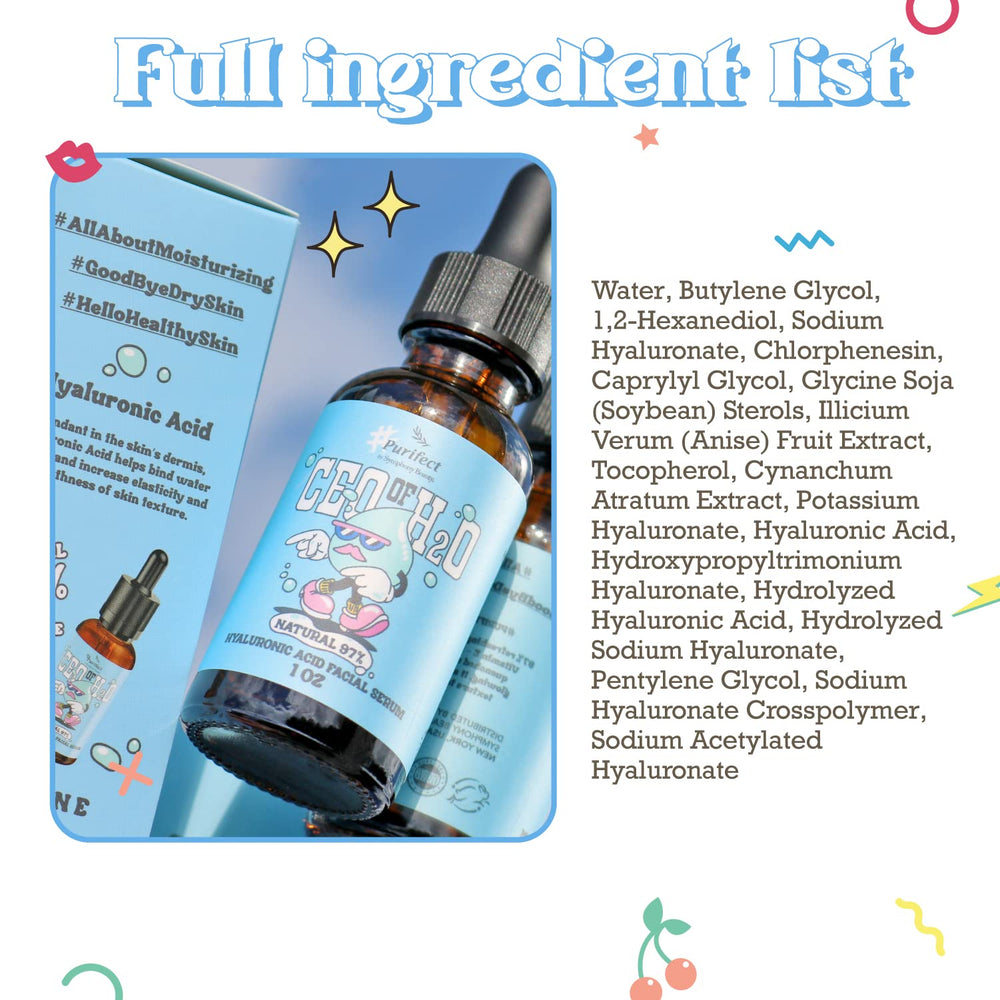 Purifect CEO de H2O Sérum usage matin et soir, facile sous crème.