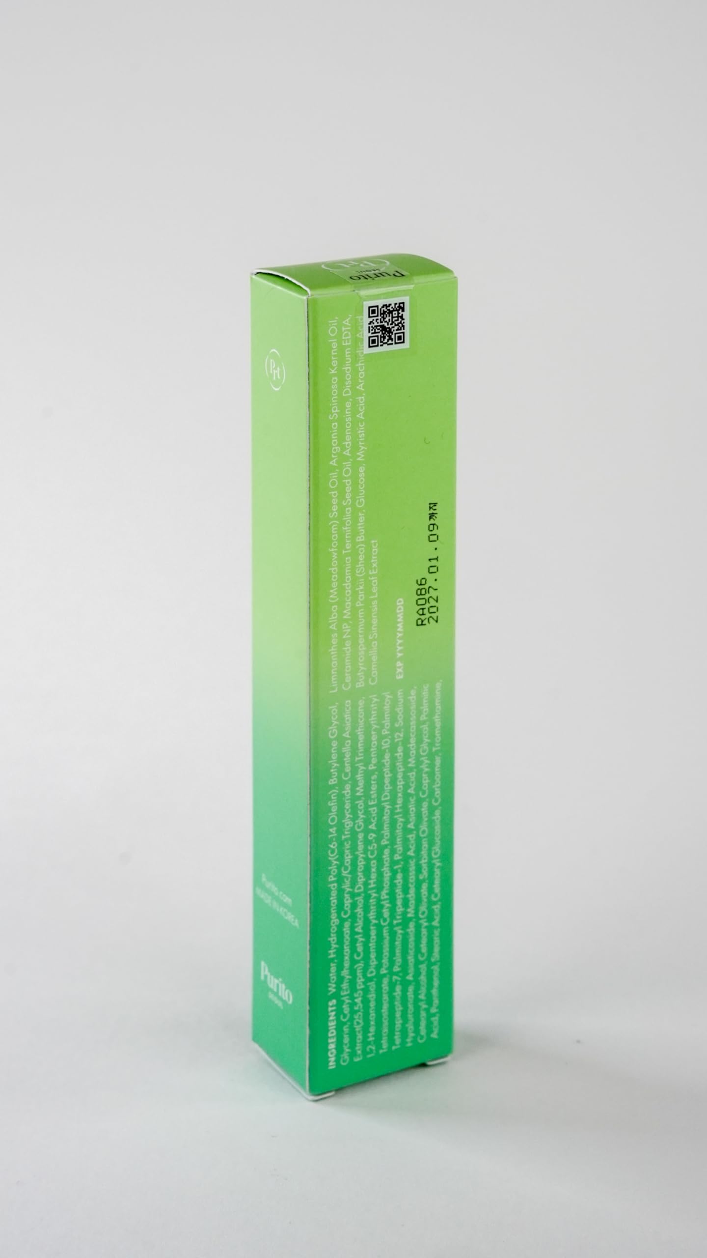 PURITO Centella Eye Cream – usage matin et soir pour contour des yeux plus frais.
