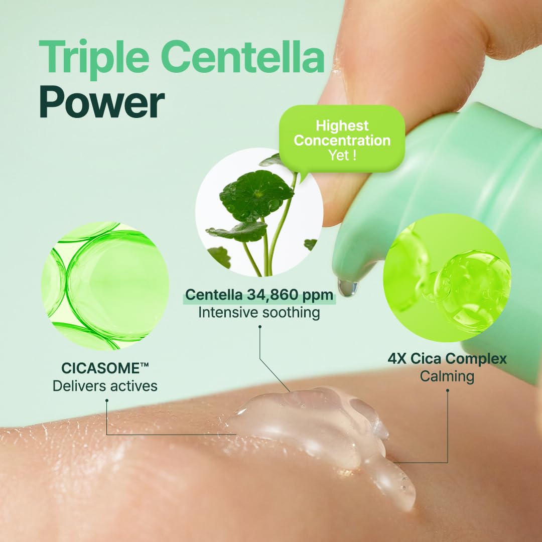 PURITO Centella – quatre dérivés Cica pour soin doux.