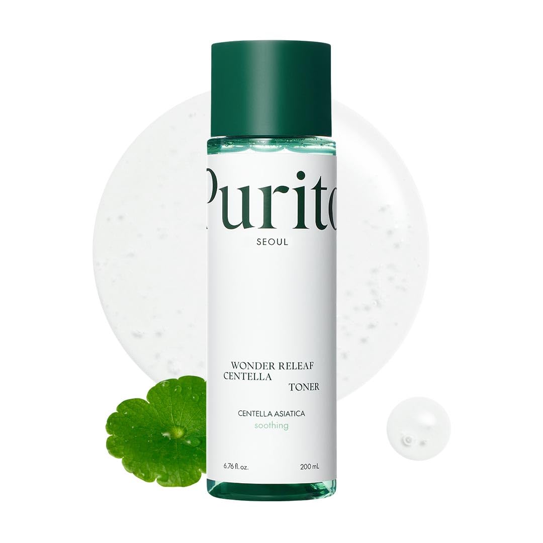 Purito Centella Toner, bouteille-pompe, apporte hydratation rapide et apaisement
