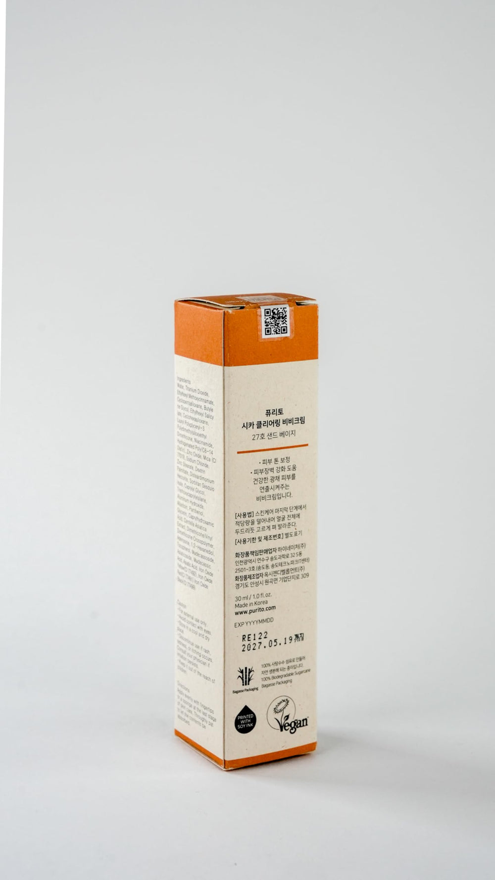 Purito Cica Clearing BB Crème teinte universelle – se9duit e0 diverses carnations.