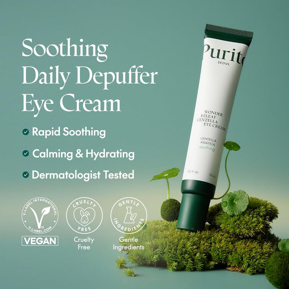 Texture légère de la crème Contour des Yeux PURITO facilitant l'application.