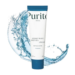 PURITO Crème des Mers Profondes offre une hydratation légère et durable pour tous types de peau.