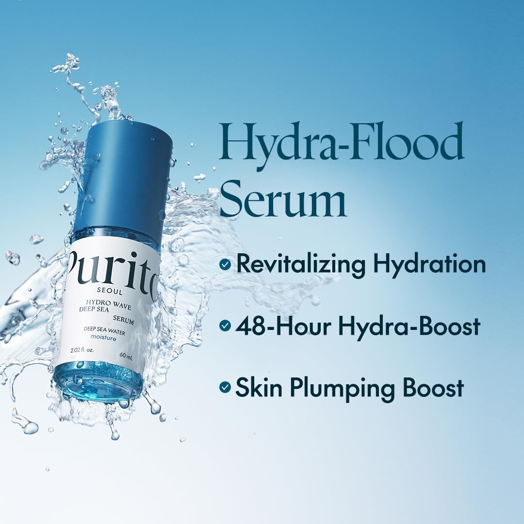 PURITO Deep Sea Serum : eau de mer profonde 66% pour nourrir la peau.