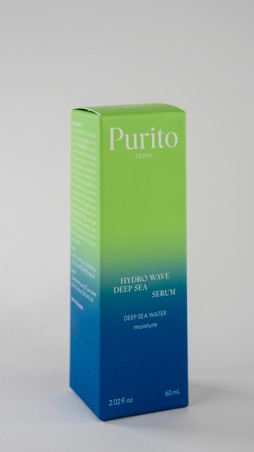 PURITO Deep Sea Serum : formule non grasse adaptée aux peaux grasses et mixtes.
