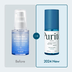PURITO Deep Sea Serum : texture légère mise en valeur, hydratation non gras durable.