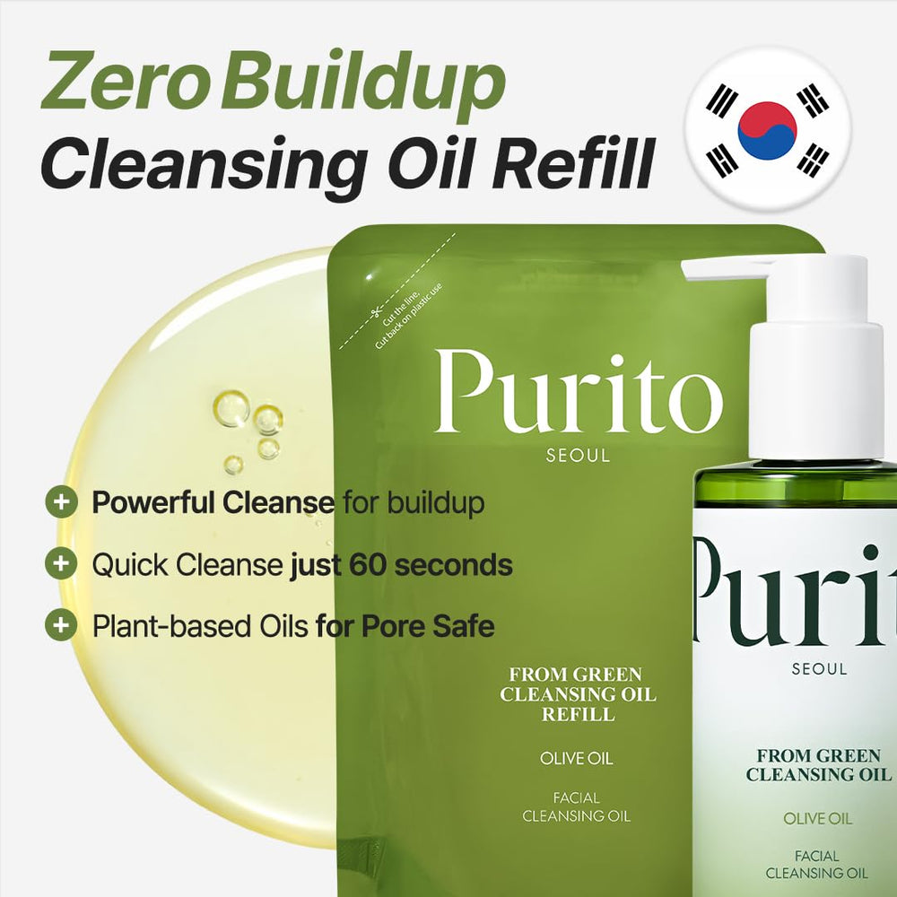 PURITO démaquillant huile – visage et yeux sans parfum, douceur hypoallergénique.