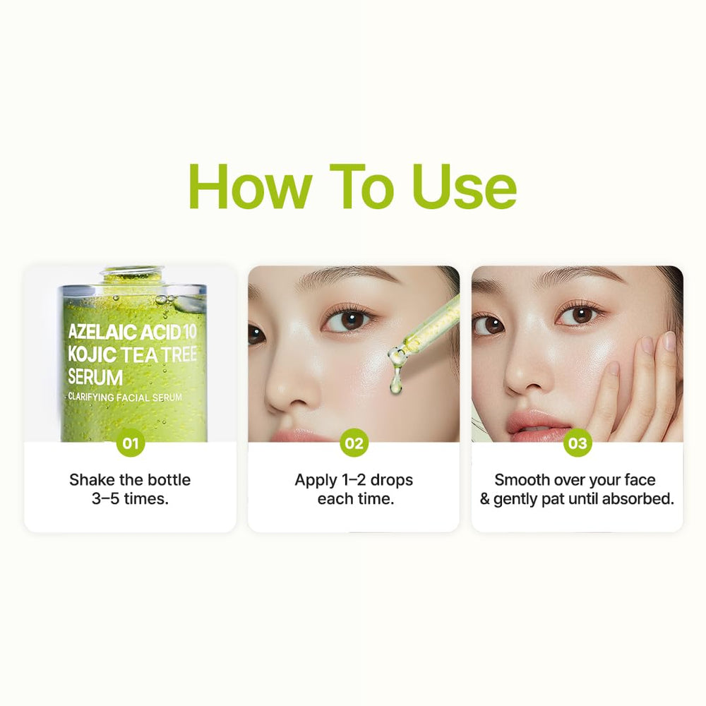 PURITO Even tone visual guide illustrating clearer pores and reduced discoloration.