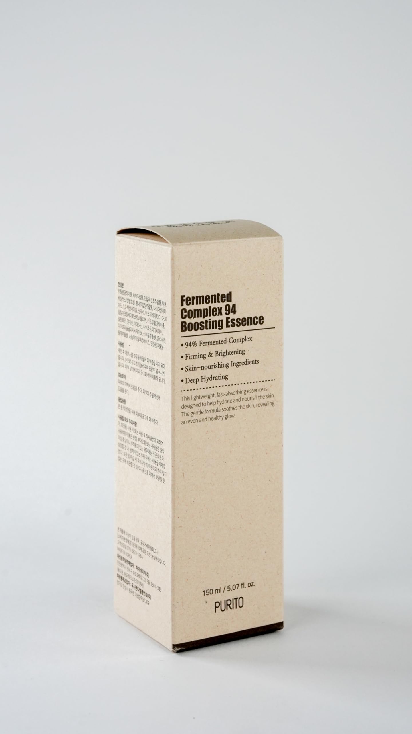 Purito Fermented Complex 94 – particules petites pour meilleure pénétration.