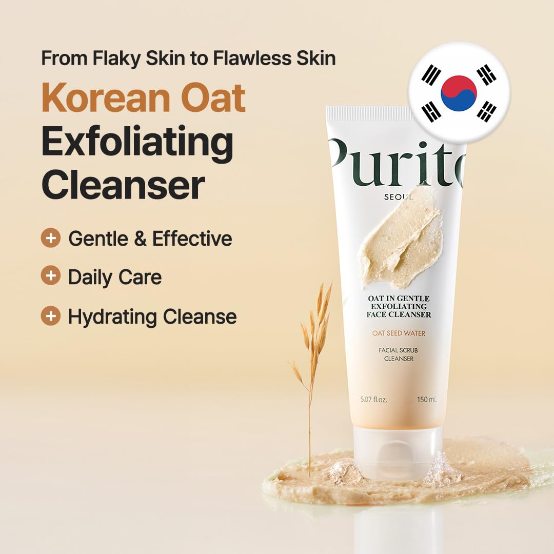 Purito formule sensible non comedogene nettoie en douceur les pores.