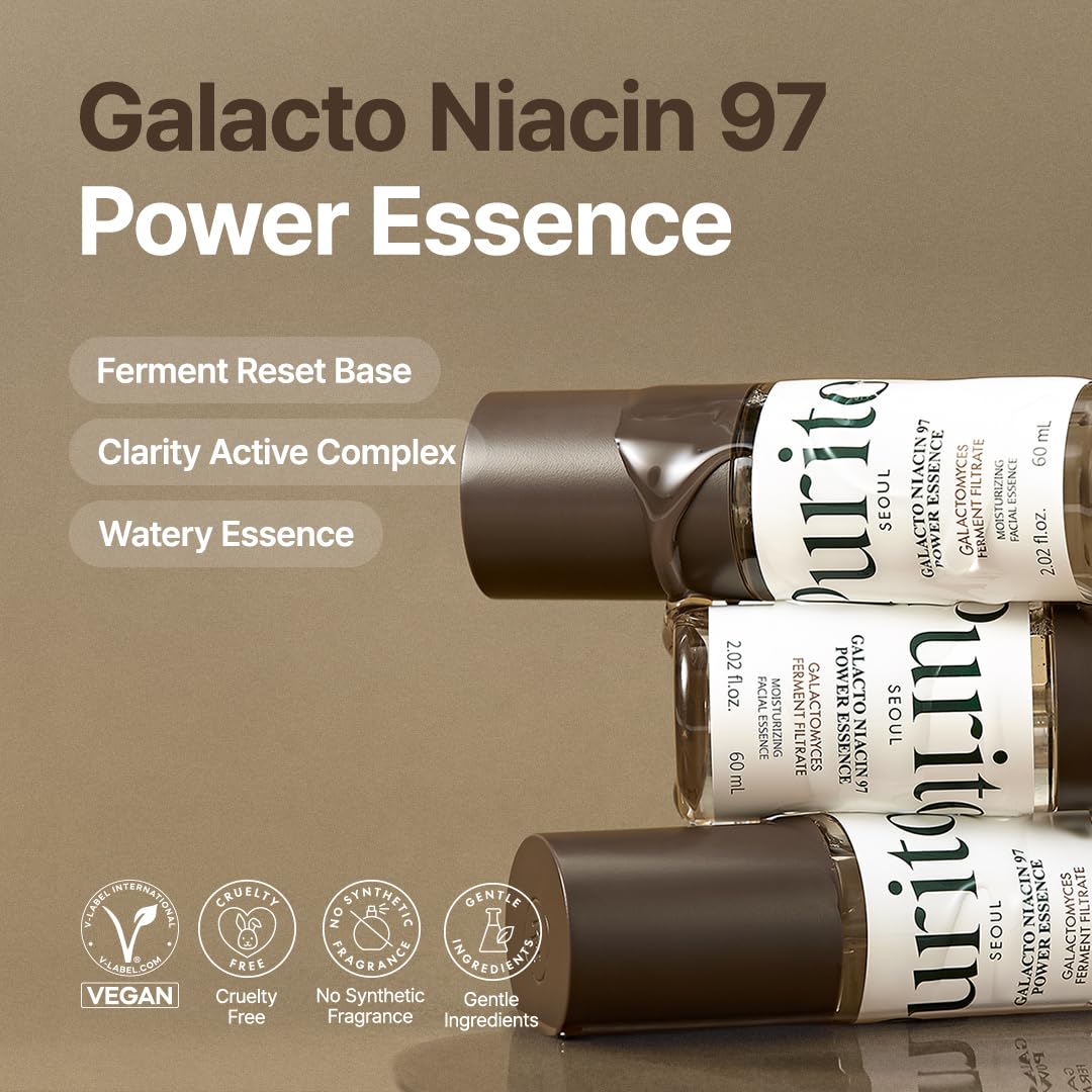 Texture eau légère PURITO Galacto Niacin 97 pénètre rapidement.