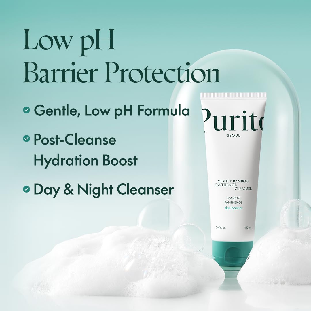 Purito hydratation après lavage — post-lav au mince, la peau reste souple et confortable.