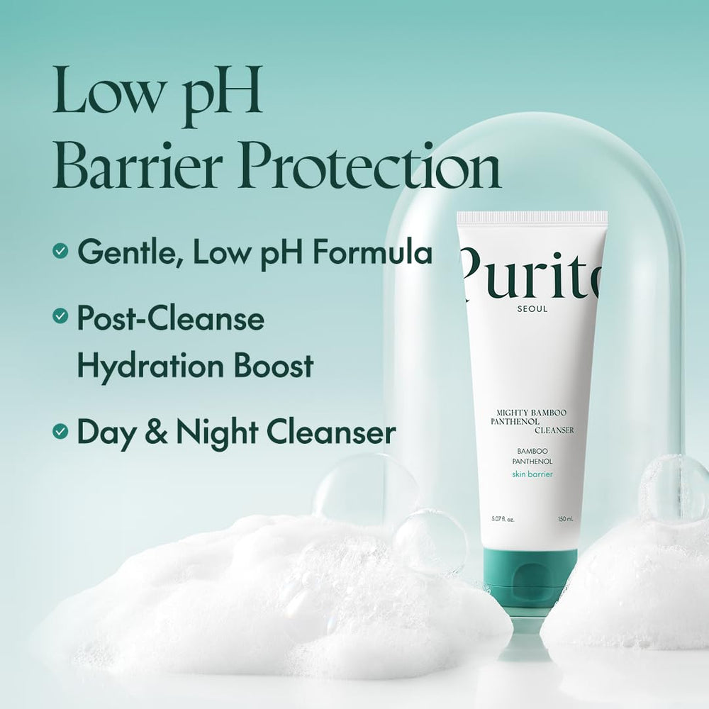Purito hydratation après lavage — post-lav au mince, la peau reste souple et confortable.