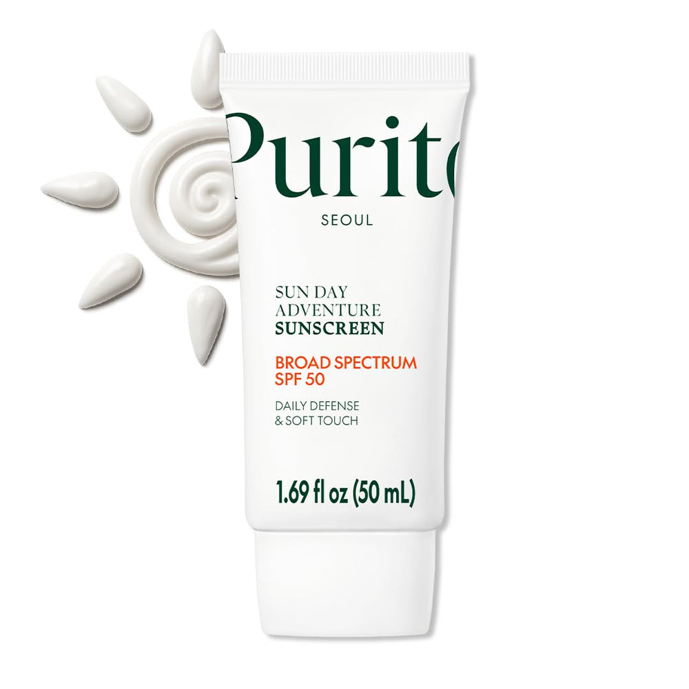 Purito sunscreen SPF 50 bottle with ultra-smooth texture for instant absorption