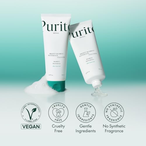 Purito nettoyant visage — texture gel, formule légère nettoie tout en respectant l'hydratation naturelle.