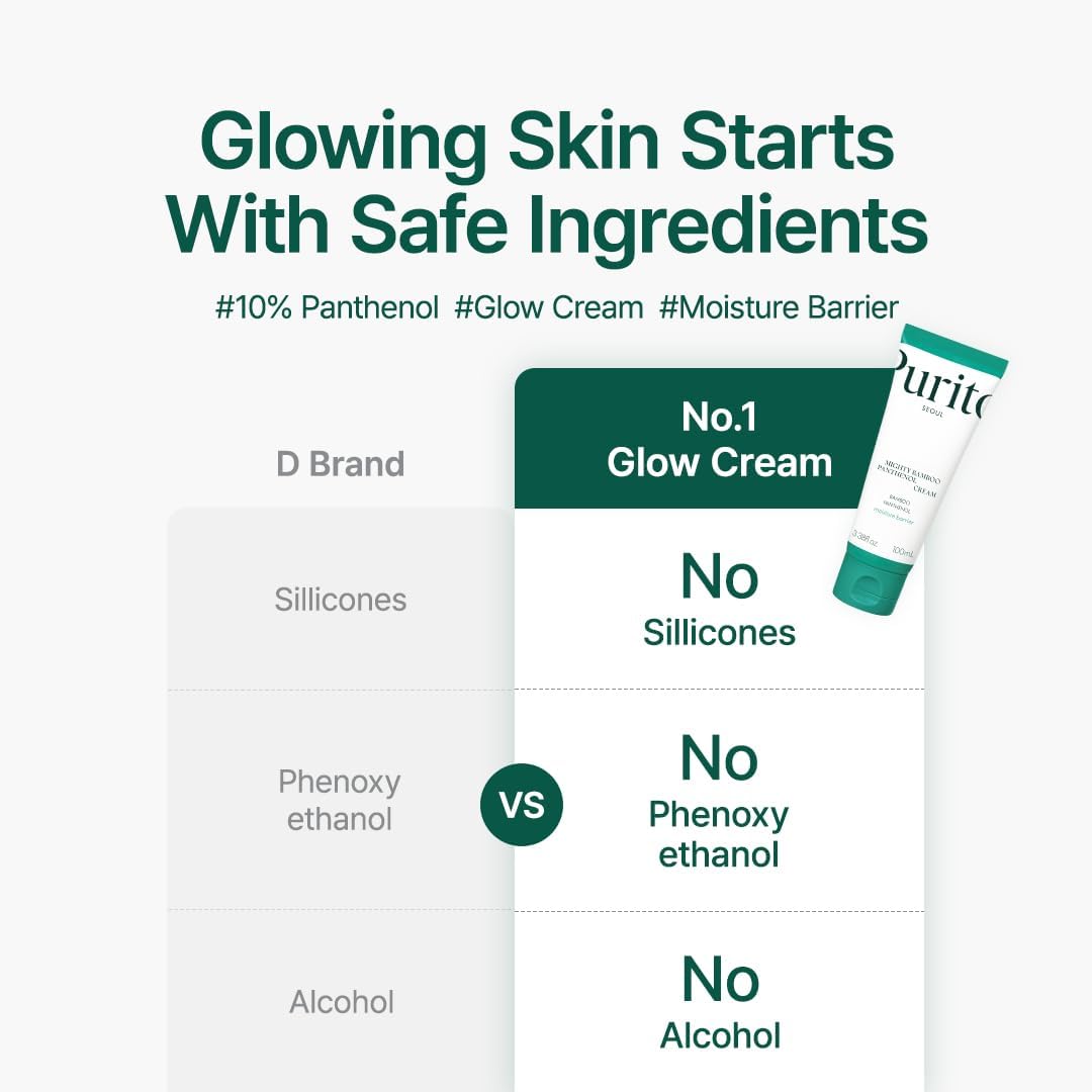 PURITO Panthenol 10% Post-Acné Cream — texture crème douce et réconfortante