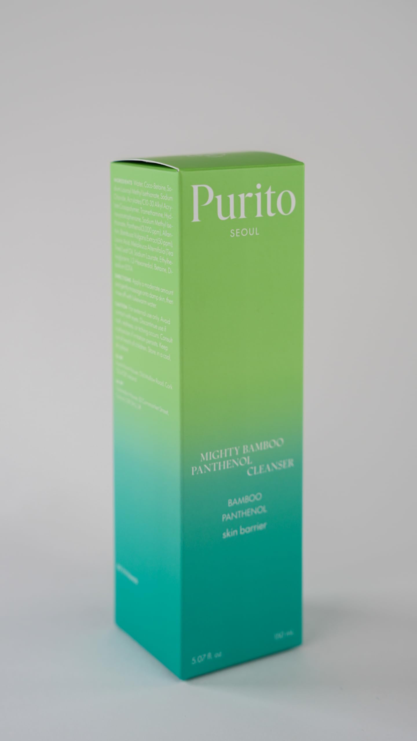 Purito peau sensible formule douce — conçu pour les peaux sensibles sans irritation.
