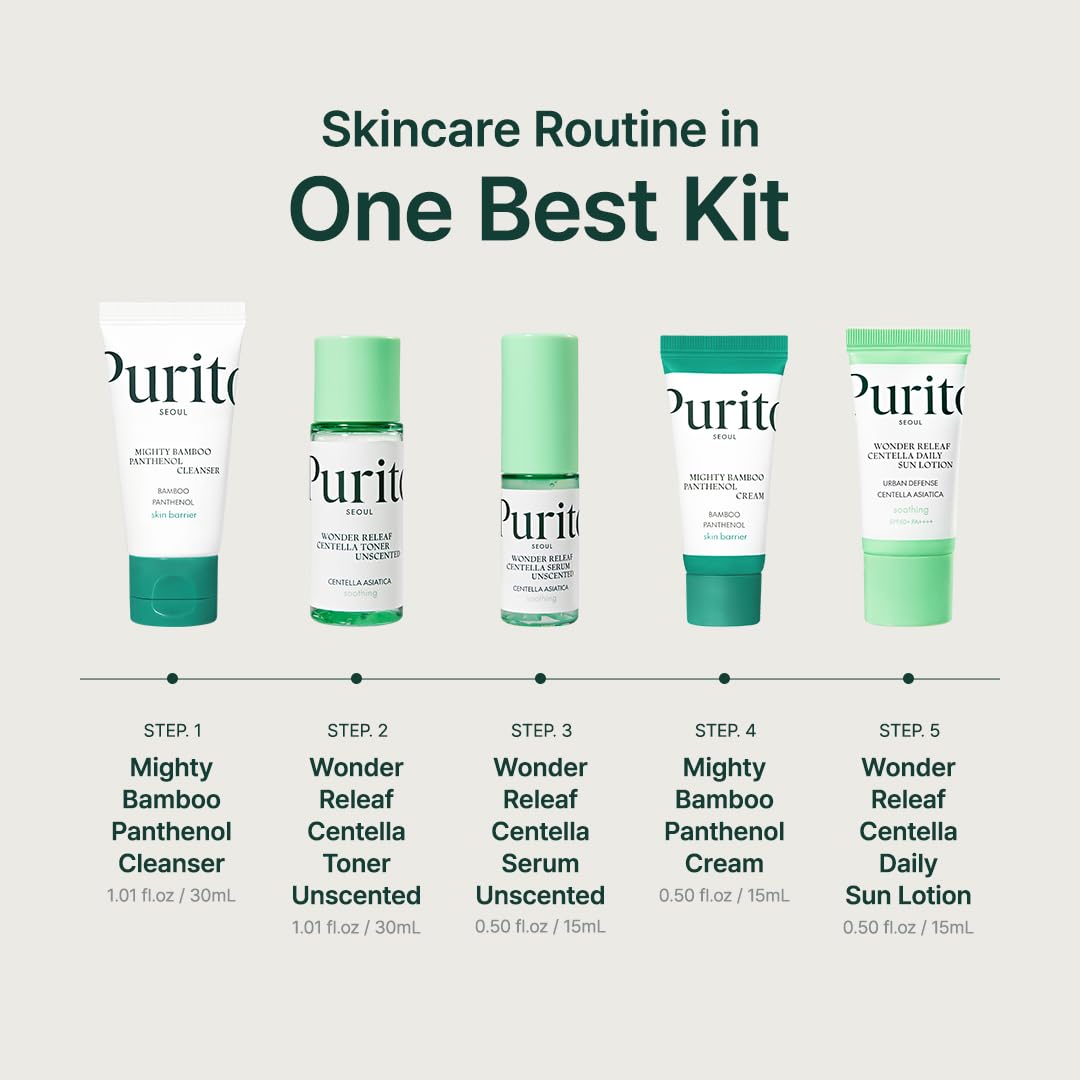 Rituel simple PURITO SEOUL à domicile.