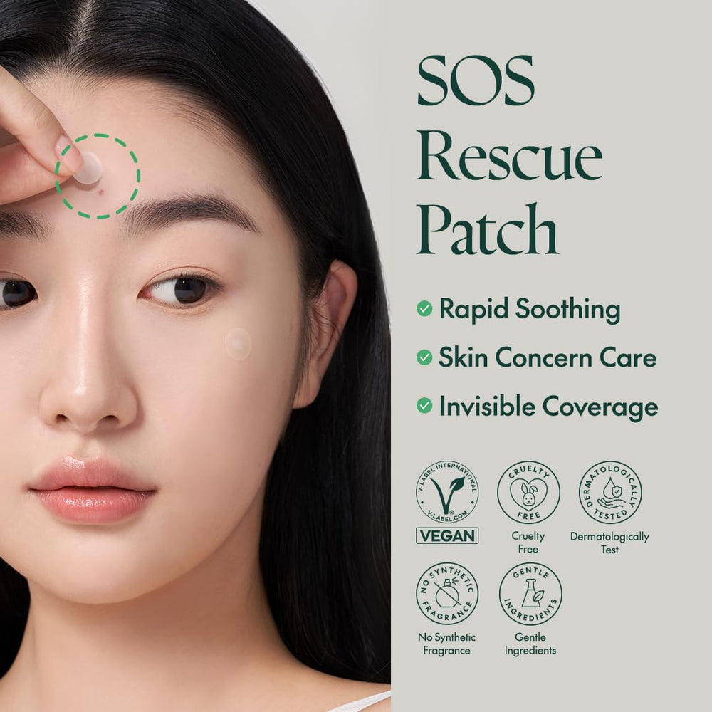 Patch PURITO transparent sur le visage – maquillage possible sans trace