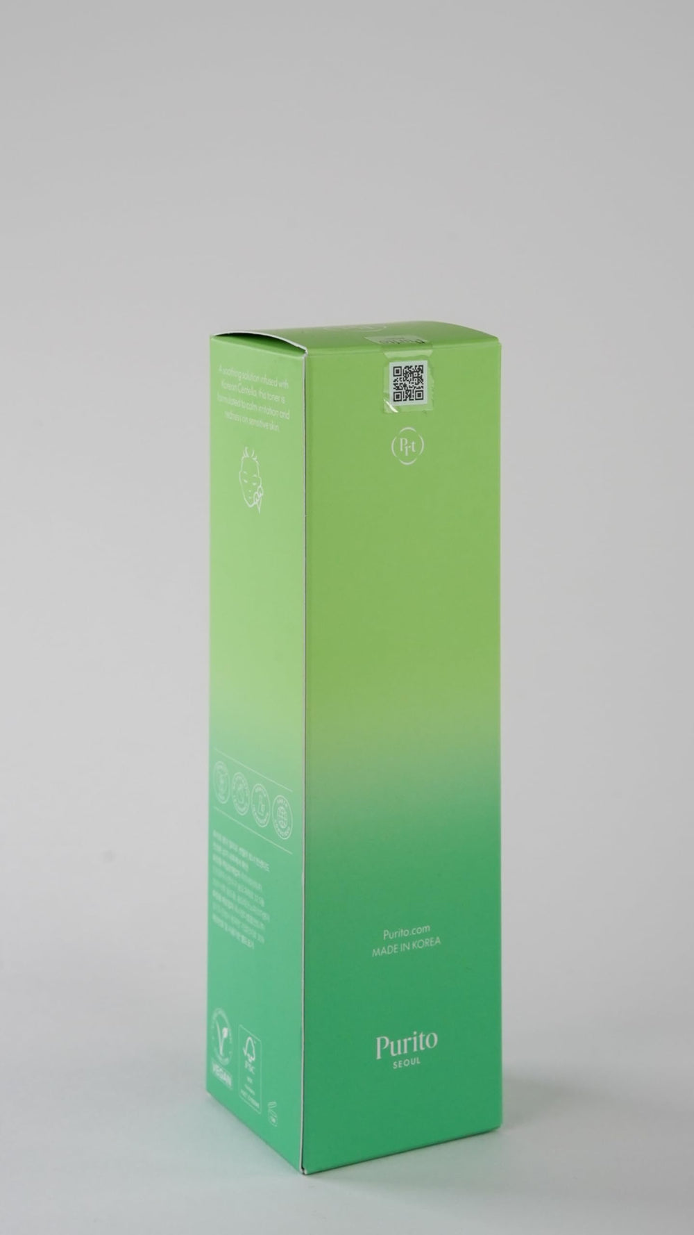 Purito Seoul Wonder Releaf Toner : formule centella asiatica idéale pour les peaux sensibles.