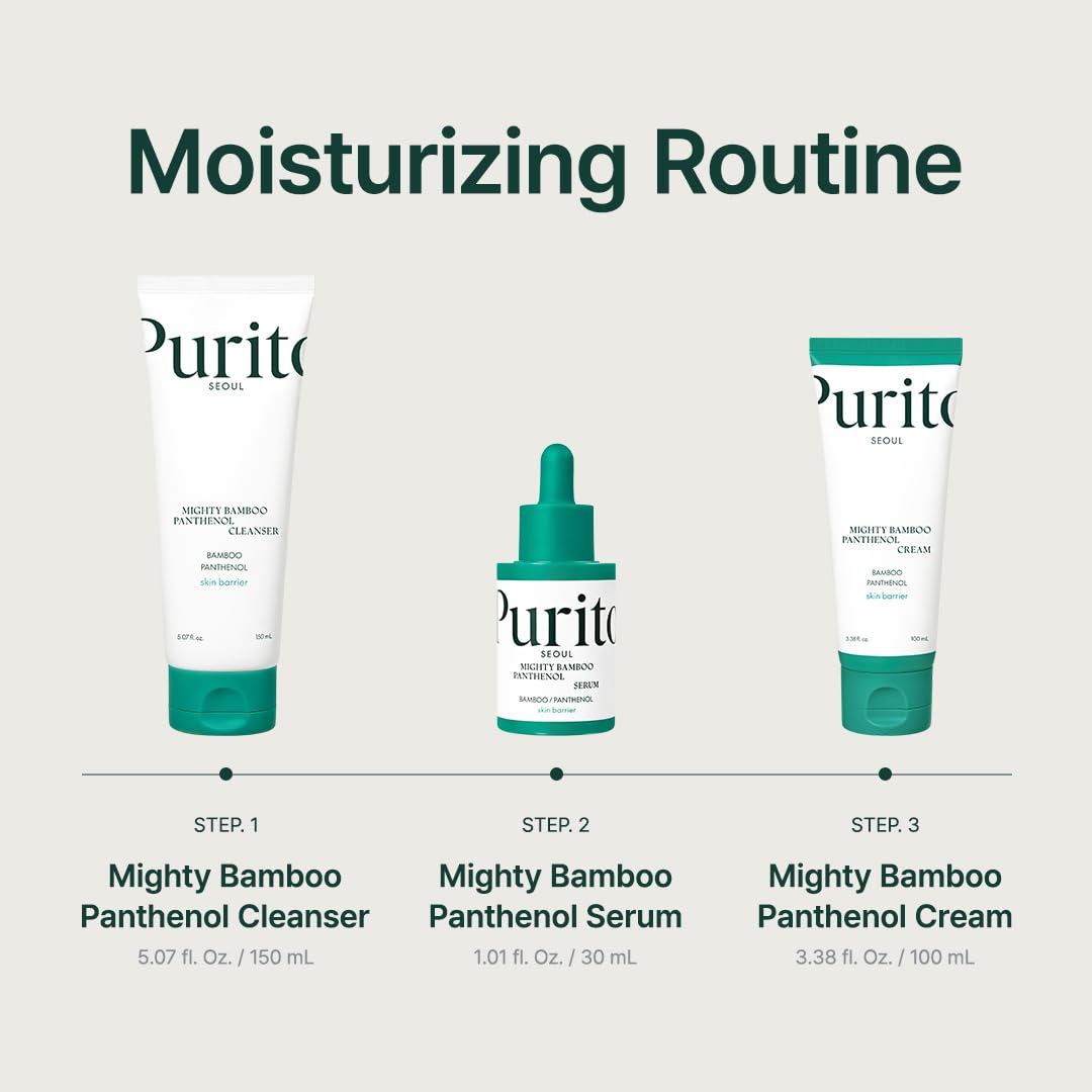 Purito sérum Panthénol : non testé sur animaux et formule végane.