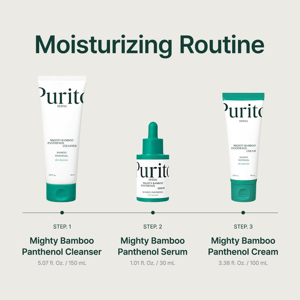 Purito sérum Panthénol : non testé sur animaux et formule végane.