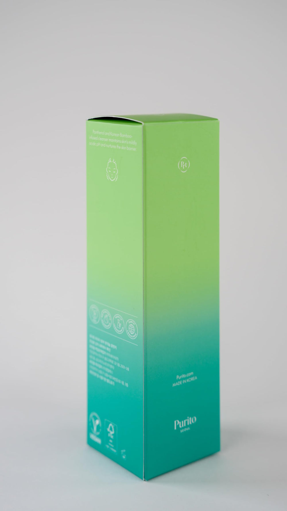Purito vegan cruelty-free — nettoyant visage éthique, sans cruauté et végan.