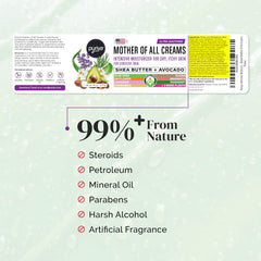 Puriya Hydratant Intensif creme-visage fournit douceur et hydratation au visage sensible.