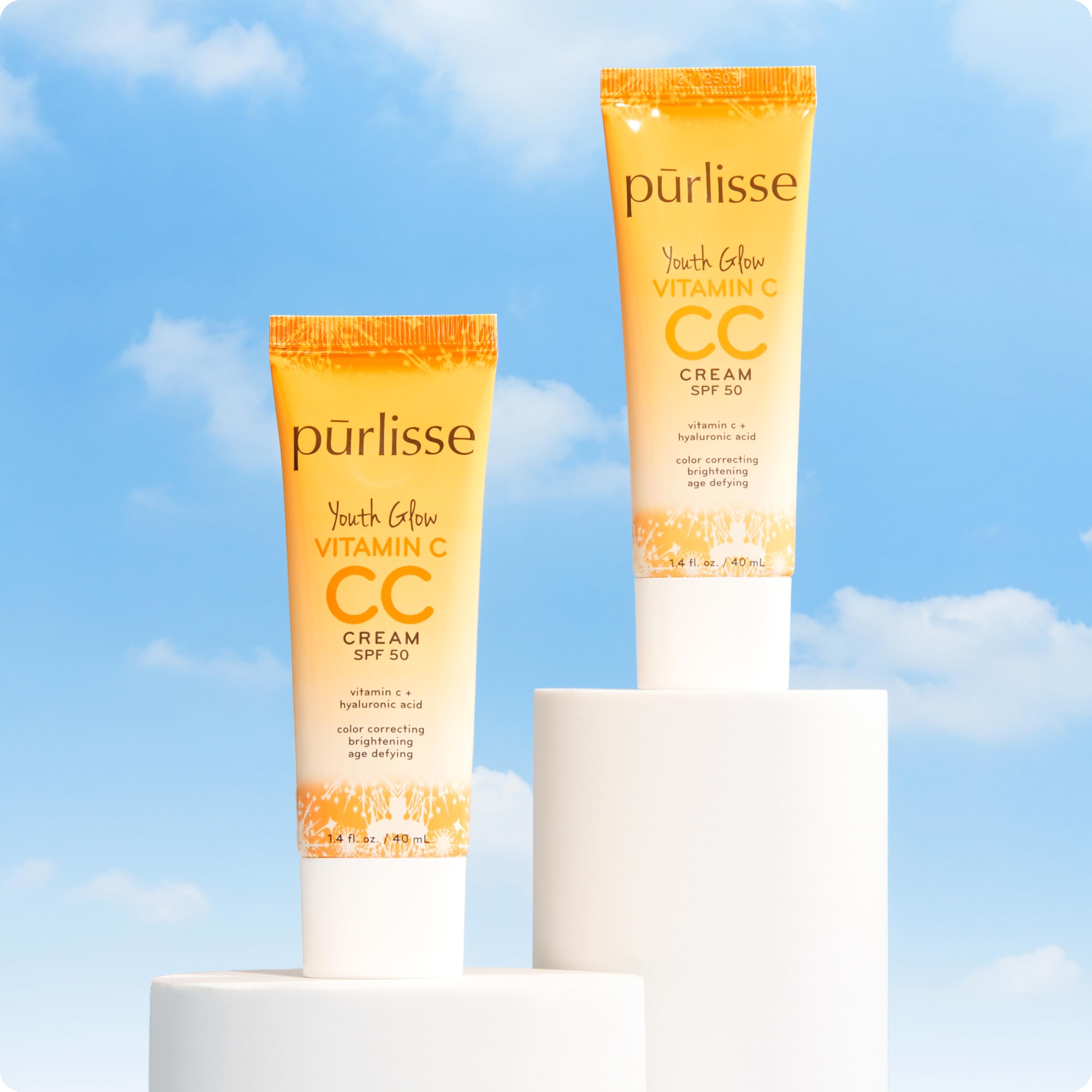hydratation douce et lissage de la texture peau avec la CC crème purlisse