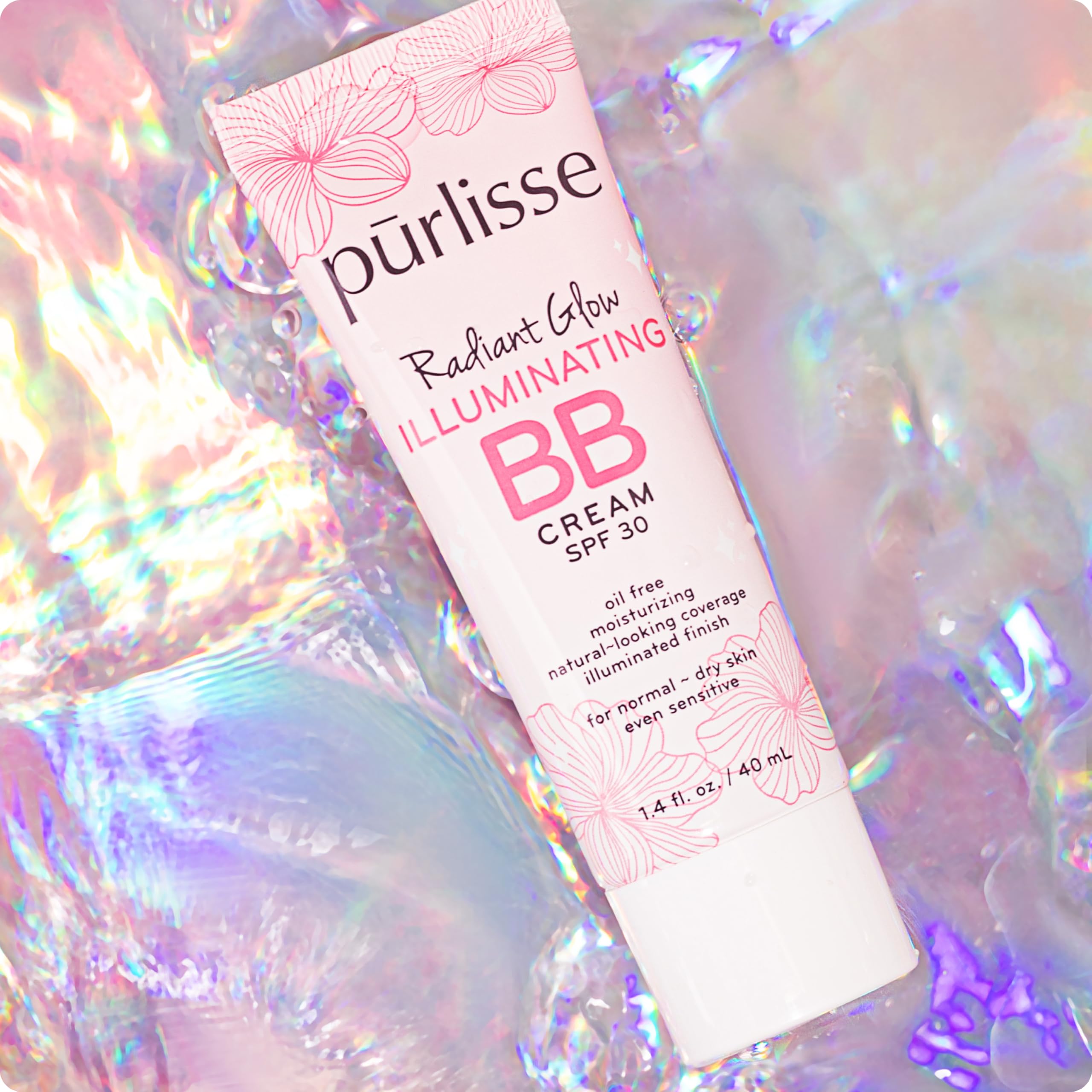 Purlisse Radiant Glow BB Cream SPF 30 protège et illumine.
