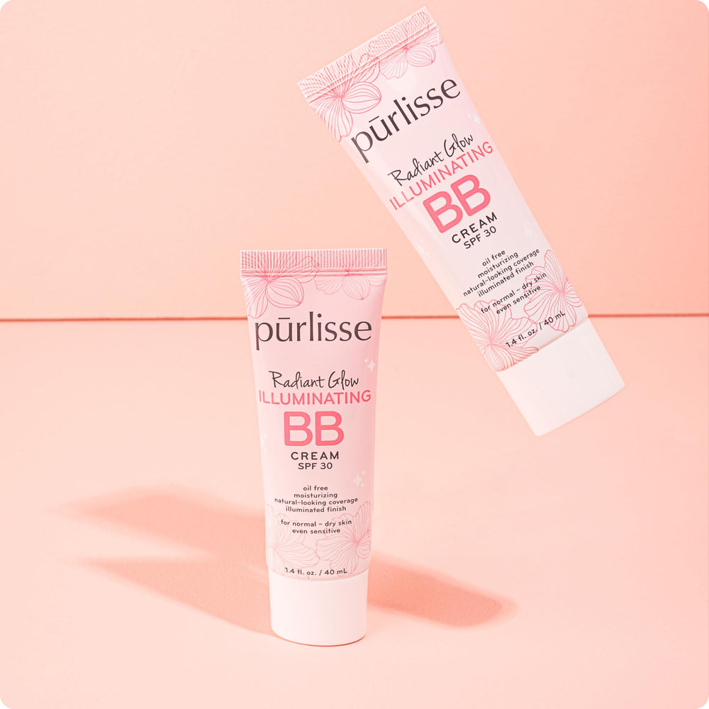pūrlisse Radiant Glow BB Cream nutriments goji et baie d'argousier – soin nourrissant.