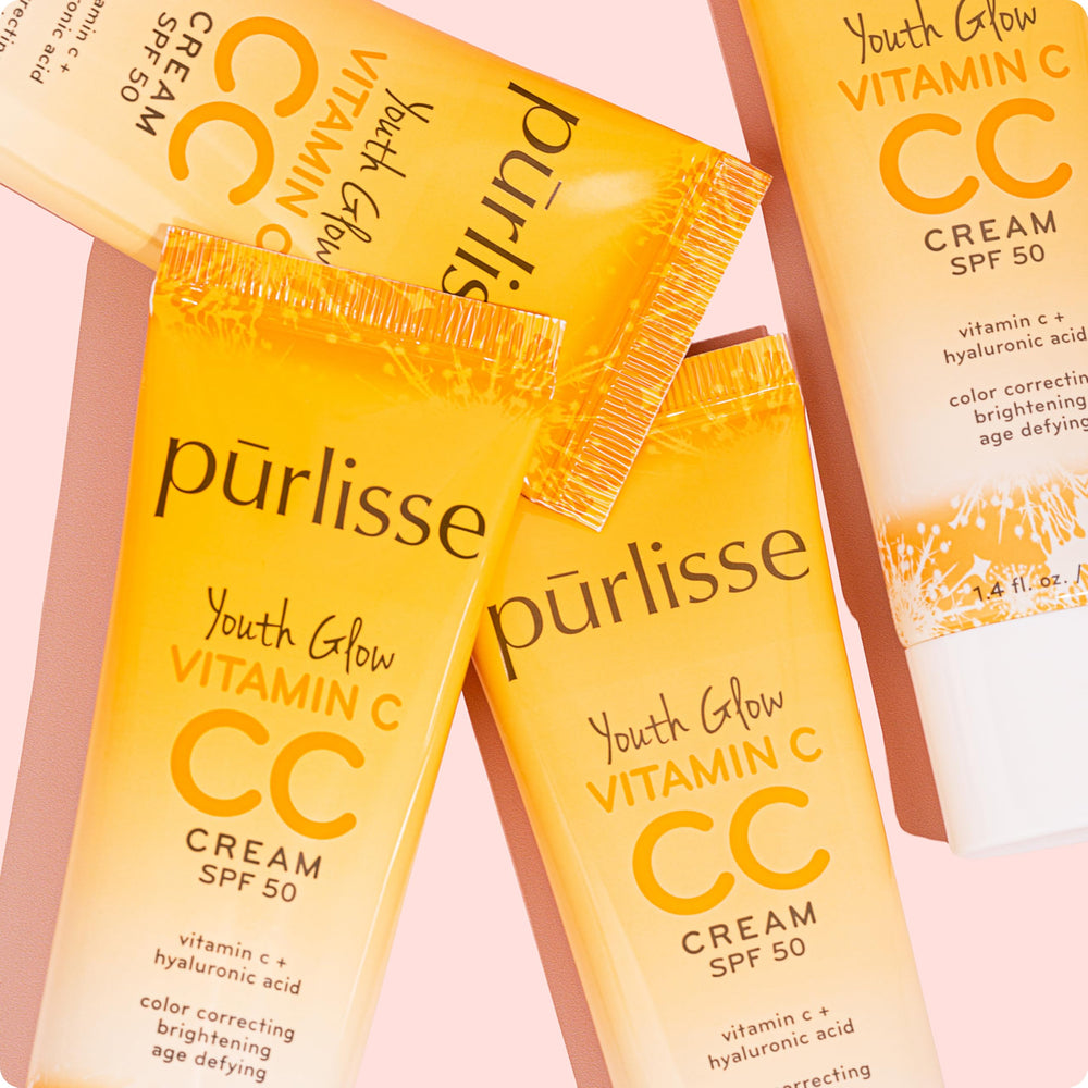 teinte claire de la CC crème purlisse appliquée sur peau claire