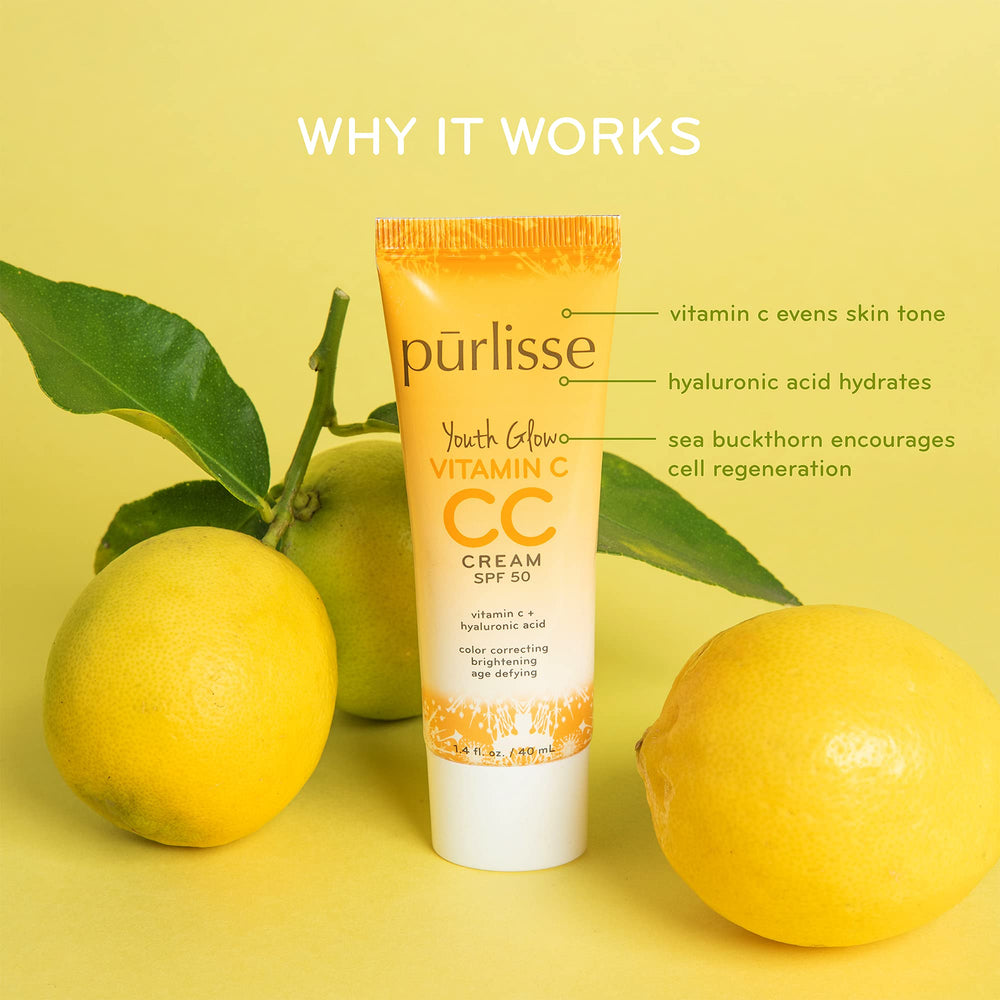 pūrlisse CC Crème Jeunesse Éclat, idéale pour peaux sèches à normales.