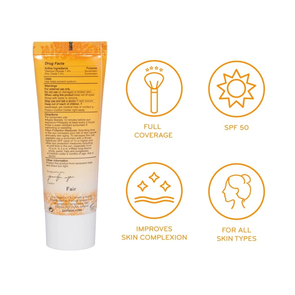 pūrlisse CC Crème Jeunesse Éclat, texture lumineuse prête à l'application.
