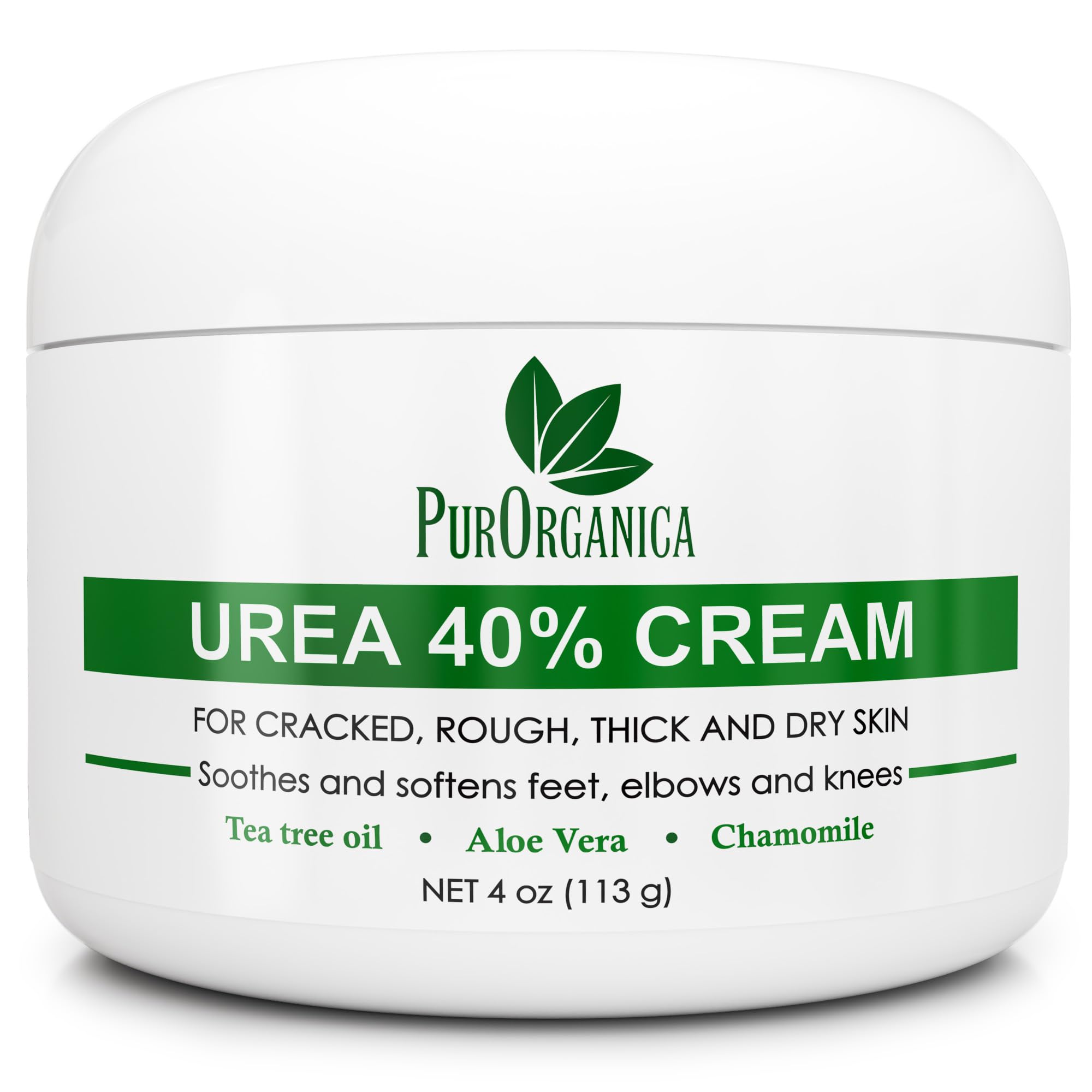 PurOrganica Crème Pied Urea 40% : bouteille prête à hydrater talons secs
