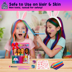PURPLE LADYBUG ensemble-outils-coiffure : kit simple d’utilisation pour coloration éphémère