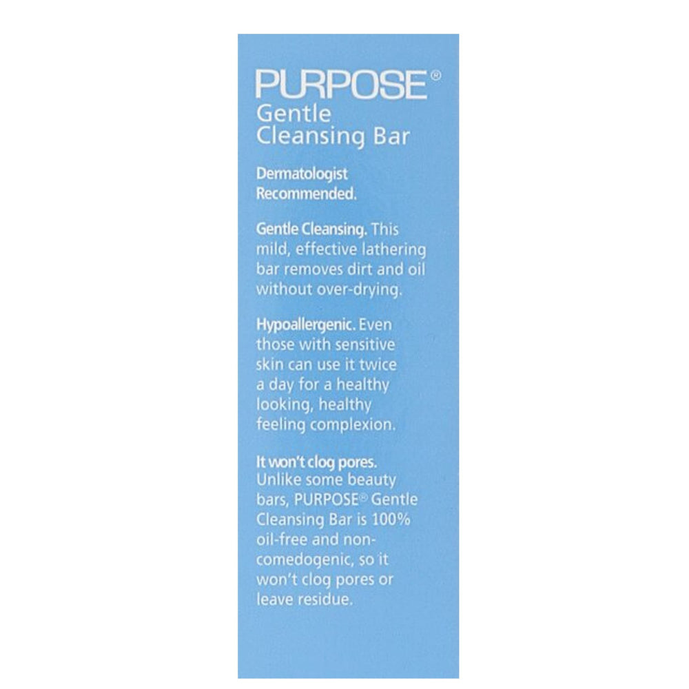 Purpose barre nettoyante douce, texture crèmeuse, sensation fraîche