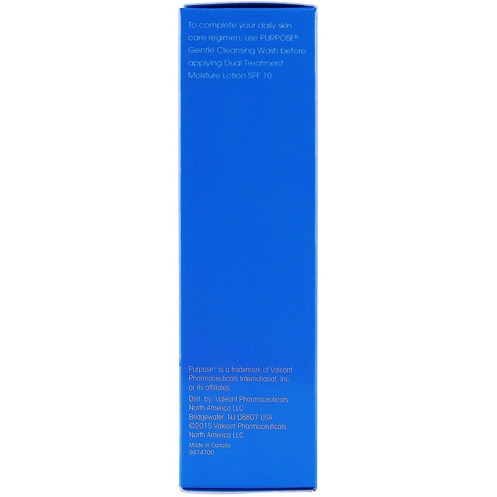 PURPOSE Emballage du produit beauté US, prêt pour la mise en rayon.