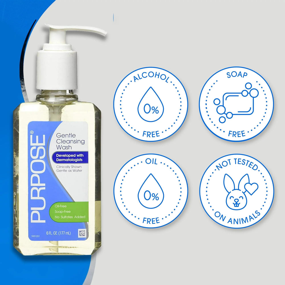 Pack de 3 Purpose lavage doux, solution pratique pour routine régulière.
