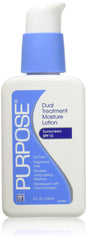 PURPOSE Lotion hydratante SPF10 en bouteille – hydratation rapide et protection solaire.