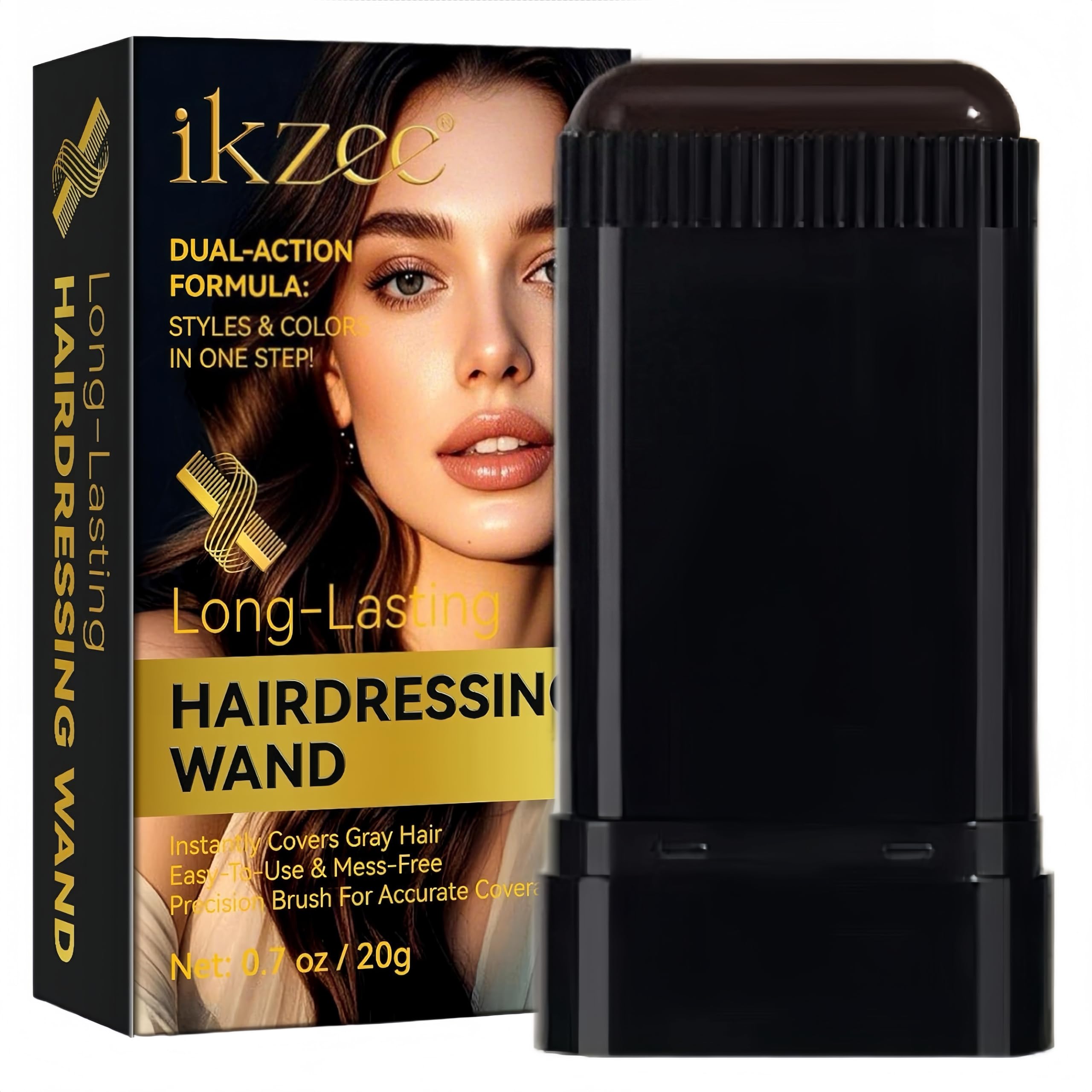 put girl peigne colorant couverture gris : camouflage discret des cheveux gris.