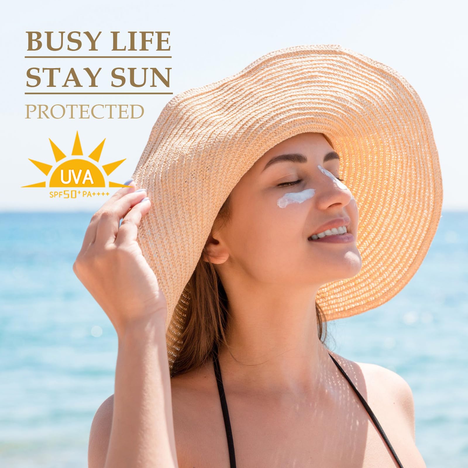 Putyhet Relief Sun formule vegan sans résidu pour routine propre.