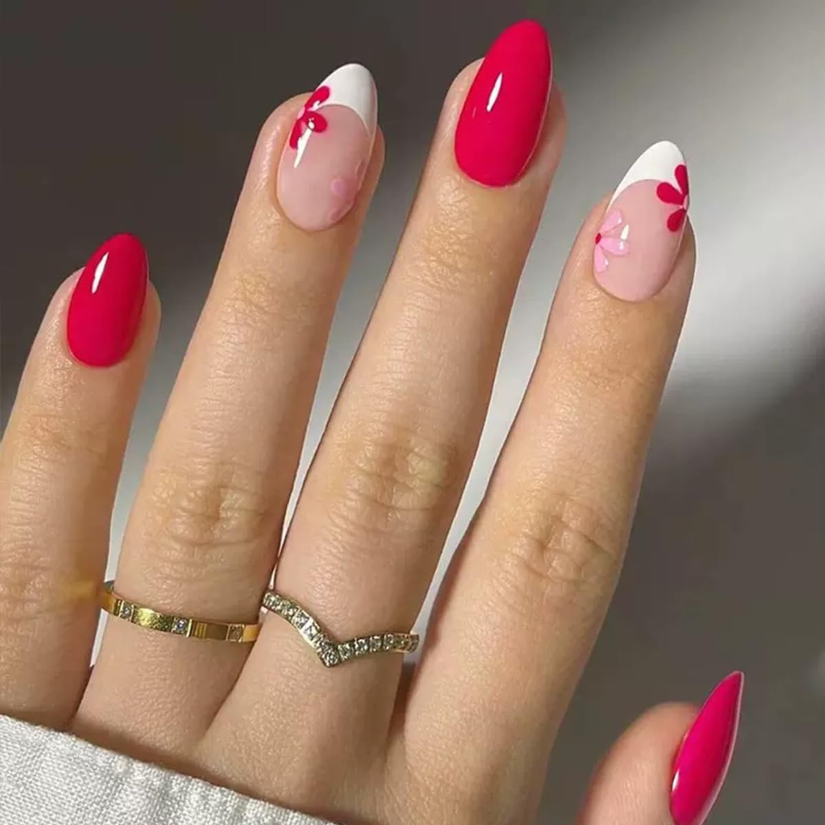Étapes d’application des ongles floraux Puyokinm, faciles et rapides.