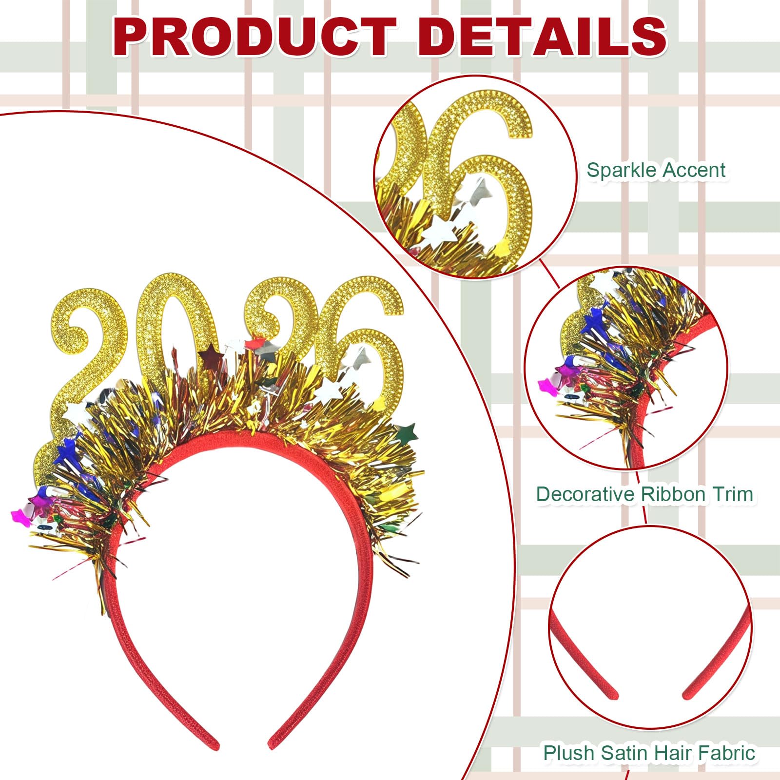 Pvoiue bandeau rubans holographiques pour effet scintillant