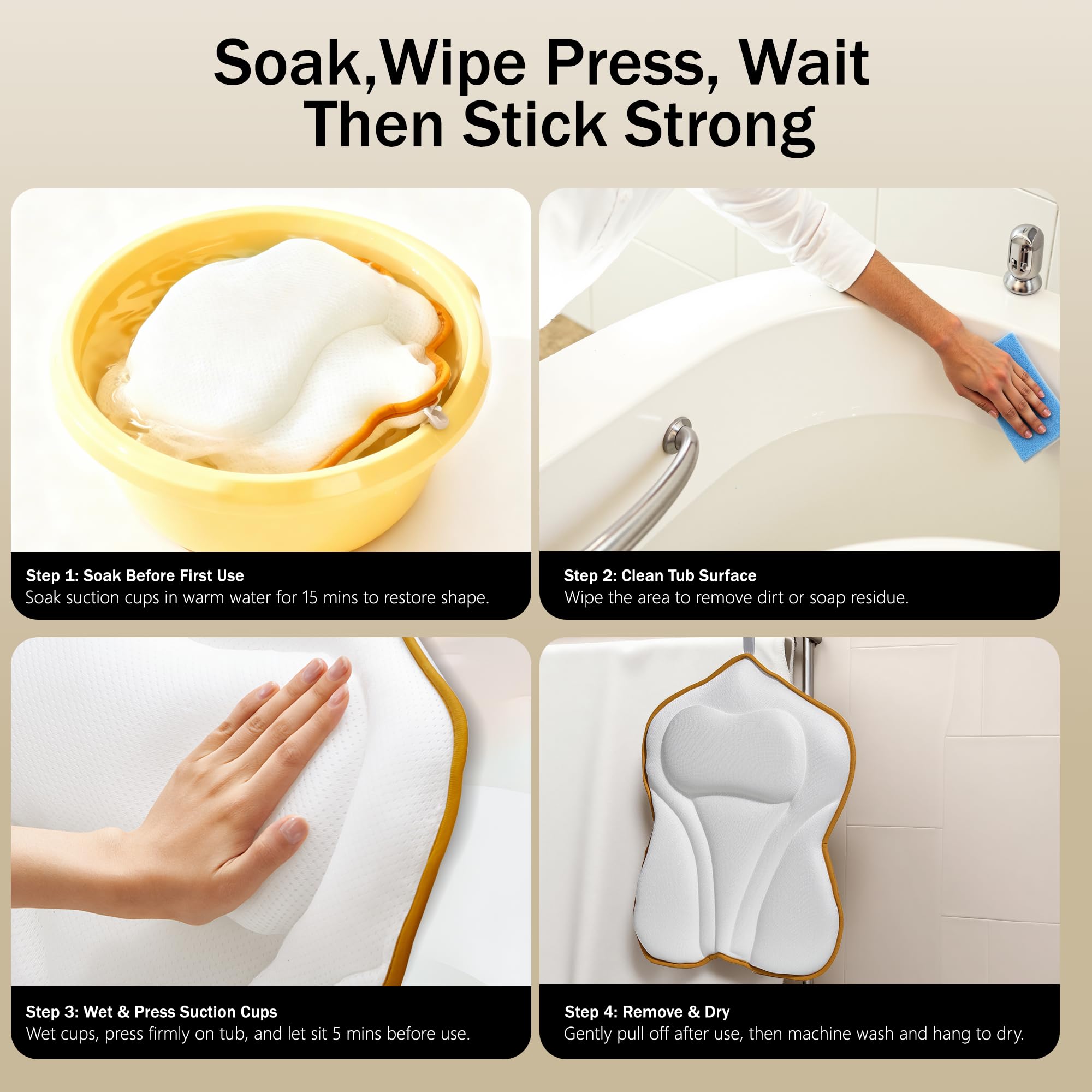 L ensemble comprend crochets et sac de lavage pour une hygiène pratique